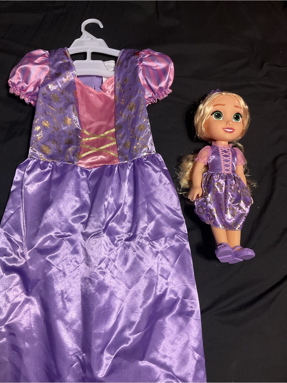 Disney Purple and Pink Princess Dress with Matching Doll Outfit